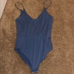 Blue bodysuit